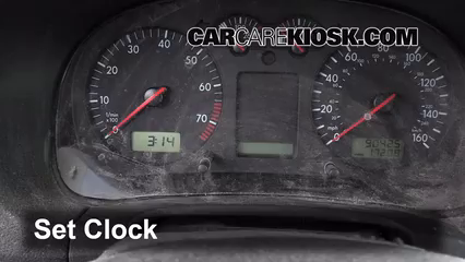 2003 Volkswagen Golf GL 2.0L 4 Cyl. (4 Door) Clock Set Clock